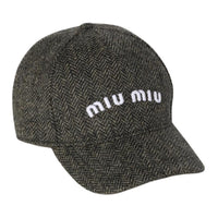 MIU MIU - Baseball Caps Women's Slate Gray