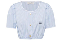 MIU MIU SS22 T Shirt Women's Blue