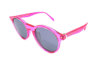 CELINE Acetate Irregular Shape Sunglasses Women's Pink