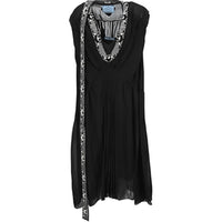 PRADA Sleeveless Dresses Women's Black