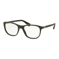 PRADA Acetate Irregular Shape Eyeglass Frames Men's Gray