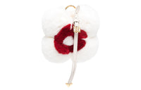 PRADA Keychains Unisex White/Red