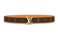 LOUIS VUITTON Leather Belts Women's Brown