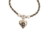CHANEL Necklaces Women's Black