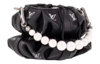 LOUIS VUITTON Pumpkin Bag One Shoulder Handbag Women's Black