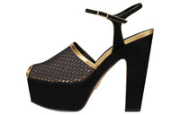 DIOR Muse Dior Strap Sandals 13cm Women's Black
