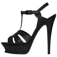 SAINT LAURENT One Strap Sandals 14.4cm Women's Black