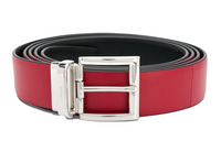 PRADA Leather Belts Women's Red