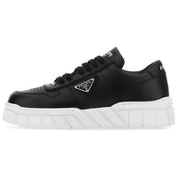 PRADA Low Top Stylish Skateboarding Shoes Women's Black White