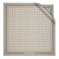 DIOR Silk Silk Scarves Women's Gray