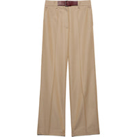 PRADA Twill Belted Trousers
