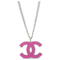 CHANEL 2004 Interlocking Cc Pendant Necklace