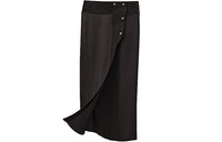 HERMES Casual Long Skirts Women's Black