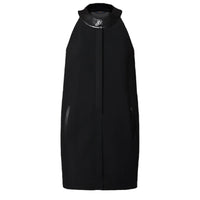 LOUIS VUITTON Leather Accent Straight Dress