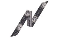 DIOR Silk Scarves Women's Black