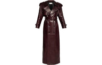 SAINT LAURENT SS23 Leather Jacket Women's Brown