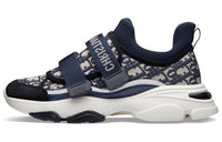 DIOR D Wonder Low Deep Blue White DIOR Oblique Technical Fabric Women's