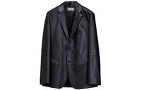 HERMES SS23 Leather Jacket Men's Black