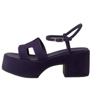 HERMES Jam 30 Strap Sandals 7.5cm Women's Purple
