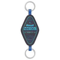 HERMES Leather Keychains Men's Blue