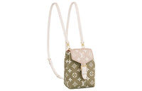 LOUIS VUITTON Tiny Backpack Khaki Green/Beige/Cream