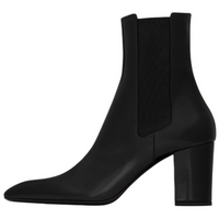 SAINT LAURENT Betty Short Chelsea Boots 7cm Women's Black