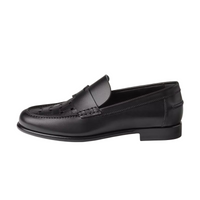 HERMES Kennedy Loafers Men's Black
