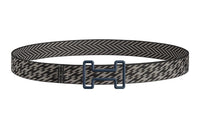 HERMES Letter Logo Smooth Buckle Double Sided Leather Belts Men's Width 3.2cm