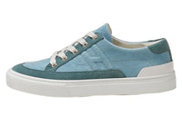 HERMES Deep Low-Top Stylish Skateboarding Shoes Women's Blue