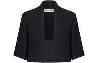 DIOR Cropped Coats Women's Black