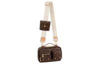 LOUIS VUITTON Utility Crossbody Monogram Brown