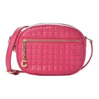 CELINE Cow Leather Camera Small Square Bag Shoulder Bag Trumpets Women's Pink
