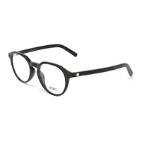 DIOR Acetate Oval Eyeglass Frames Men's Black