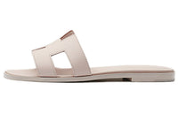 HERMES Oran Leather Sandals Women's