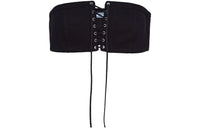 PRADA Lace-up Cropped Top
