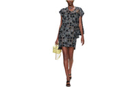 CHANEL Short-Sleeved Dresses Women's Black