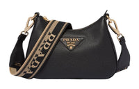 PRADA Leather Crossbody Bag Shoulder Bag Regular Women's Black