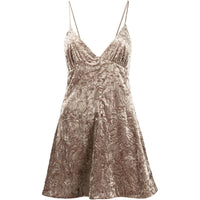 SAINT LAURENT Spaghetti strap V neck Dress
