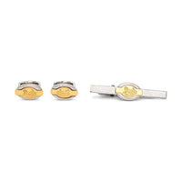 CELINE Metal Cufflinks Men's Silver/Gold