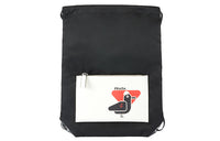 PRADA Polyamide Backpack Men's Black & White