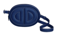 HERMES In The Loop Swift Leather Pig Nose Bag Fanny Pack Women's Royal Blue/Lime