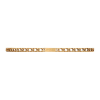 SAINT LAURENT Brass Waist Chains Women's Light Bronze Width 1.5CM
