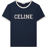 CELINE T Shirt Men's Marine Blue