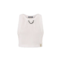 LOUIS VUITTON Mesh Knit Crop Top