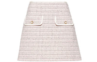 MIU MIU Casual Short Skirts Women's Snow Pink