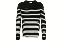 SAINT LAURENT Striped Knitted Sweater