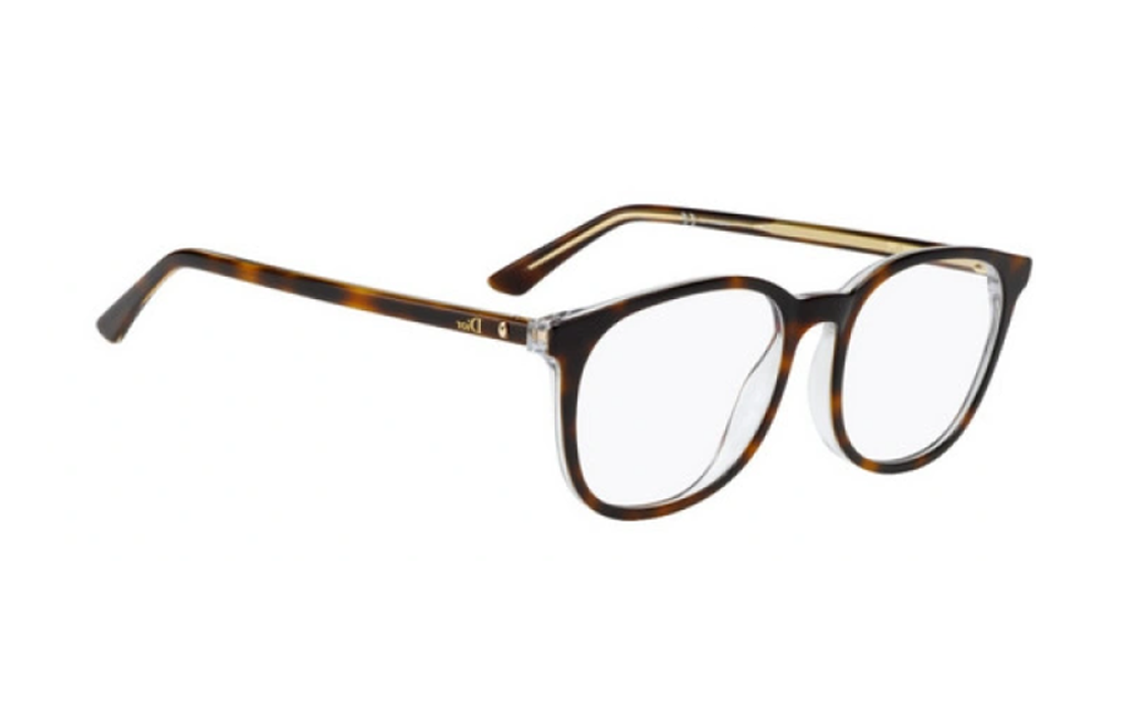DIOR - Oval Eyeglass Frames Women's Tortoiseshell