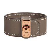 HERMES Calfskin Bangles Women's Brown