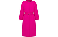 DIOR Coats Women's Rose Red