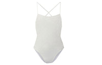 LOUIS VUITTON SS23 One-piece Swimsuit Women's White